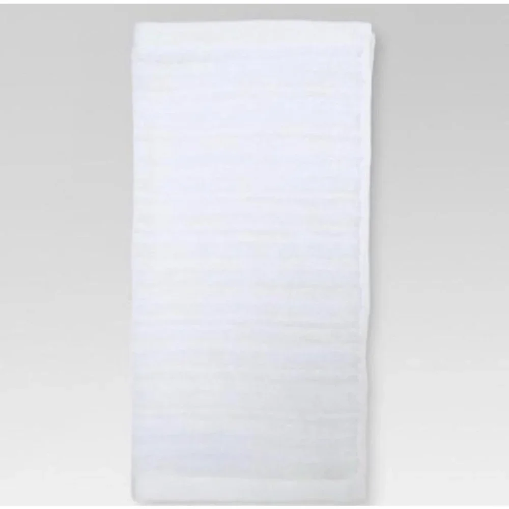Textured Washcloth True White - Threshold